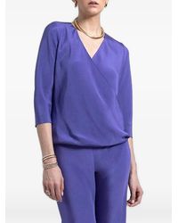 Peter Cohen - Games Wrap-Design Blouse - Lyst