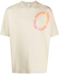 Paul Smith - Logo-embroidered Cotton T-shirt - Lyst