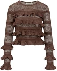 Zimmermann - Top Con Ruches - Lyst