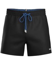 BOSS - Drawstring Swim Shorts - Lyst