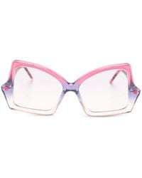 Kuboraum - Maske P30 Gradient-Effect Geometric-Frame Sunglasses - Lyst