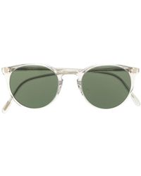 Oliver Peoples - Sonnenbrille mit rundem Gestell - Lyst