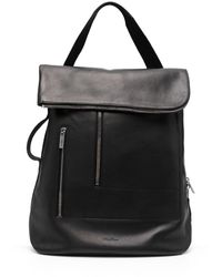 Rick Owens - Cargo Grained-leather Backpack - Lyst