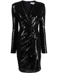 Diane von Furstenberg - Lexa Sequin-embellished Wrap Dress - Lyst