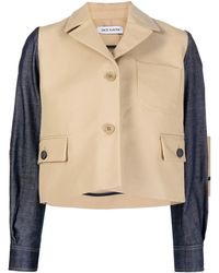Dice Kayek - Blazer con panel y diseño colour block - Lyst
