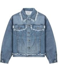 Séfr - Veste En Jean À Bords Francs - Lyst