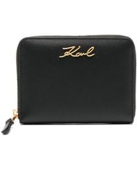 Karl Lagerfeld - Mittelgroßes K/Signature Portemonnaie - Lyst