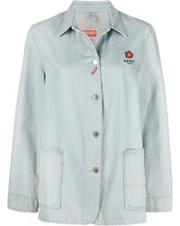 KENZO - X Nigo Jeansjacke Mit Stickerei - Lyst