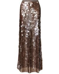 Fabiana Filippi - スパンコール マキシスカート - Lyst