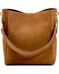Ami Paris - Large Carrousel Leather Bucket Bag - Lyst