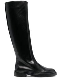 Jil Sander - Knee-High Leather Boots - Lyst