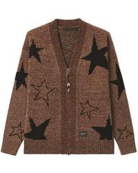 FIVE CM - Star-Intarsia Zip-Up Cardigan - Lyst