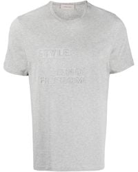 Corneliani - Slogan-print Short-sleeved T-shirt - Lyst