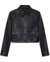 Amiri - Buttoned Leather Jacket - Lyst
