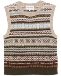 Bompard - Chaleco Con Cuello Redondo - Lyst