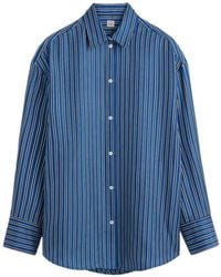 TOTEME - Oversized Gestreepte Blouse - Lyst