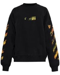 Off-White c/o Virgil Abloh - Logo-Print Sweatshirt - Lyst