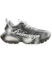 Balenciaga - Track Stencil Logo-Detail Sneakers - Lyst