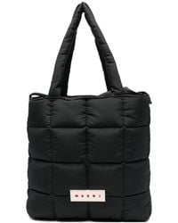 Marni - Padded Logo Tote Bag - Lyst