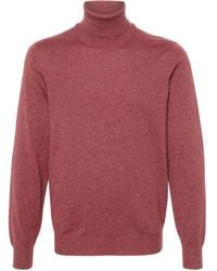 Brunello Cucinelli - Kaschmirpullover Mit Rollkragen - Lyst
