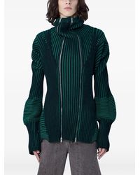 LUEDER - Ribbed Zip-Up Jacket - Lyst