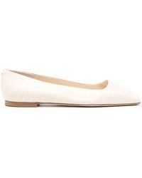 Aeyde - Matti Leather Ballerina Shoes - Lyst