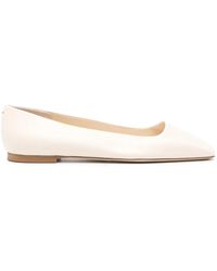 Aeyde - Matti Leather Ballerina Shoes - Lyst