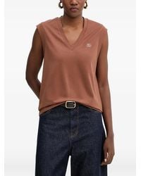 KARL LAGERFELD - V-Neck Vest - Lyst