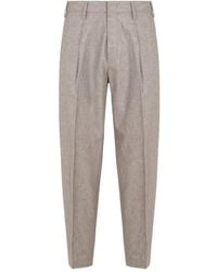 Slowear - Pleated Cotton-Blend Trousers - Lyst