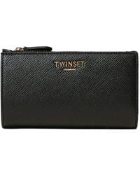 Twinset - Portefeuille À Logo - Lyst
