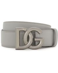 Dolce & Gabbana - Dg Logo Belt - Lyst