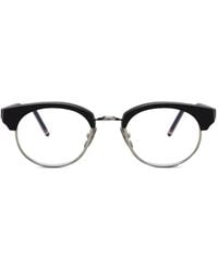 Thom Browne - Brille Mit Ovalem Gestell - Lyst