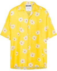 Moschino - Floral-Patterned Silk Shirt - Lyst