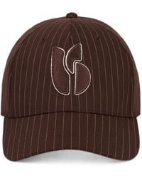 Ba&sh - Harlow Pinstripe Logo-Embroidered Cap - Lyst