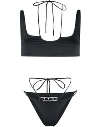 Off-White c/o Virgil Abloh - Logo-Print Two-Piece Bikini - Lyst