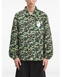 A Bathing Ape - Chaqueta ABC con motivo militar - Lyst