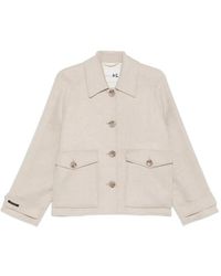 Manzoni 24 - Button-Up Patch-Pocket Jacket - Lyst