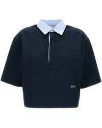 Stella McCartney - Cropped Polo Shirt - Lyst