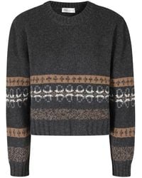 Roberto Collina - Fair Isle-Knit Sweater - Lyst