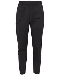 DSquared² - Tapered Cotton Cargo Trousers - Lyst