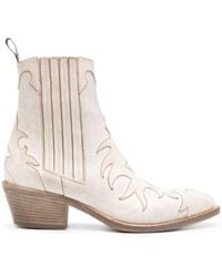 Sartore - 45mm Leather Ankle Boots - Lyst