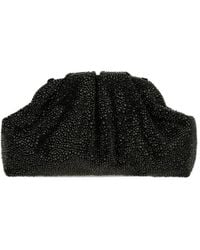 Twentyfourhaitch - Mirach Bead-Embellished Ruched Shoulder Bag - Lyst