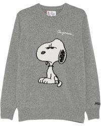 MC2 Saint Barth - Snoopy-Embroidered Wool Sweater - Lyst