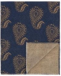 BOGGI - Écharpe À Motif Cachemire En Laine - Lyst