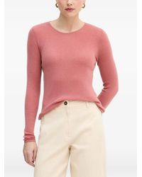 Mos Mosh - Bouch Fine-Knit Long-Sleeve Top - Lyst