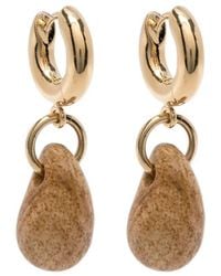Isabel Marant - Créoles À Pendentif En Pierre - Lyst