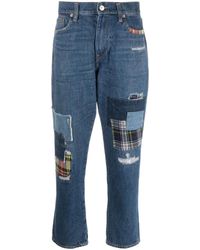 Polo Ralph Lauren - Jeans Boyfriend Con Design Patchwork - Lyst