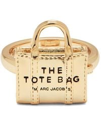 Marc Jacobs - The Mini Icon Bag Sculpted Ring - Lyst