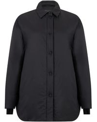 Herno - Quilted-Finish Shirt Jacket - Lyst