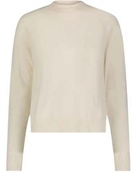 Minnie Rose - Crew-Neck Cashmere Sweater - Lyst